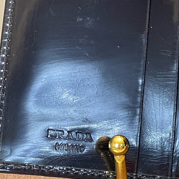Prada compact wallet Spazzolato Portafolgio - Picture 9 of 12